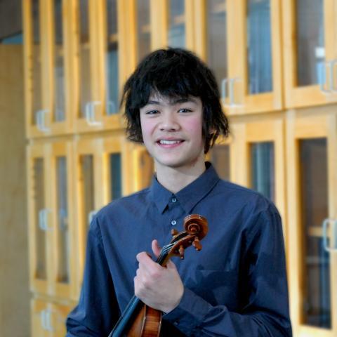 Gabriel Ingliss (violin) 2023 Strings winner Jackie McGehee Young Artists' Competition JMYAC