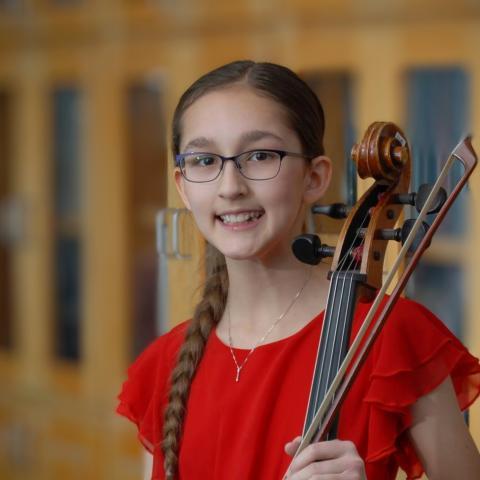 Sydney Tasker 1st Place Strings (cello) 2024 Jackie McGehee Young Artists' Competition